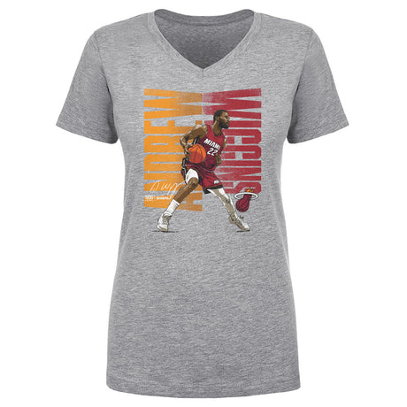 Andrew Wiggins Women's V-Neck T-Shirt | 500 LEVEL