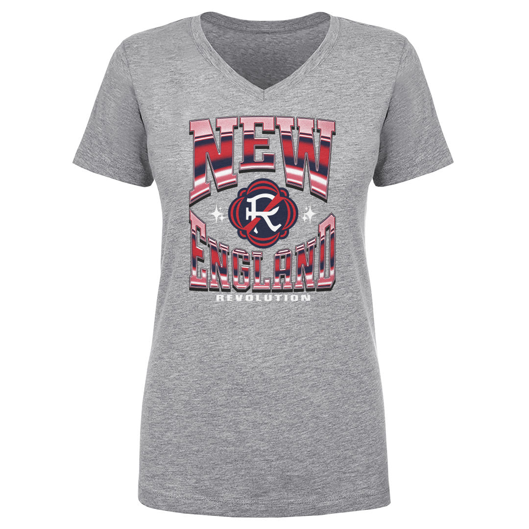 New England Revolution Women&#39;s V-Neck T-Shirt | 500 LEVEL