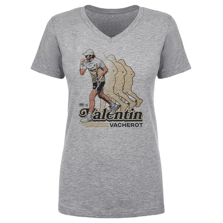Valentin Vacherot Women's V-Neck T-Shirt | 500 LEVEL