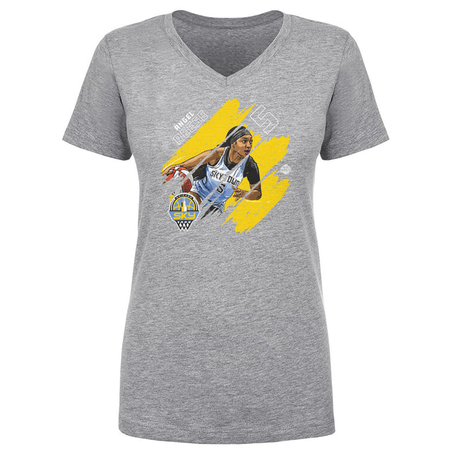 Angel Reese Women's V-Neck T-Shirt | 500 LEVEL