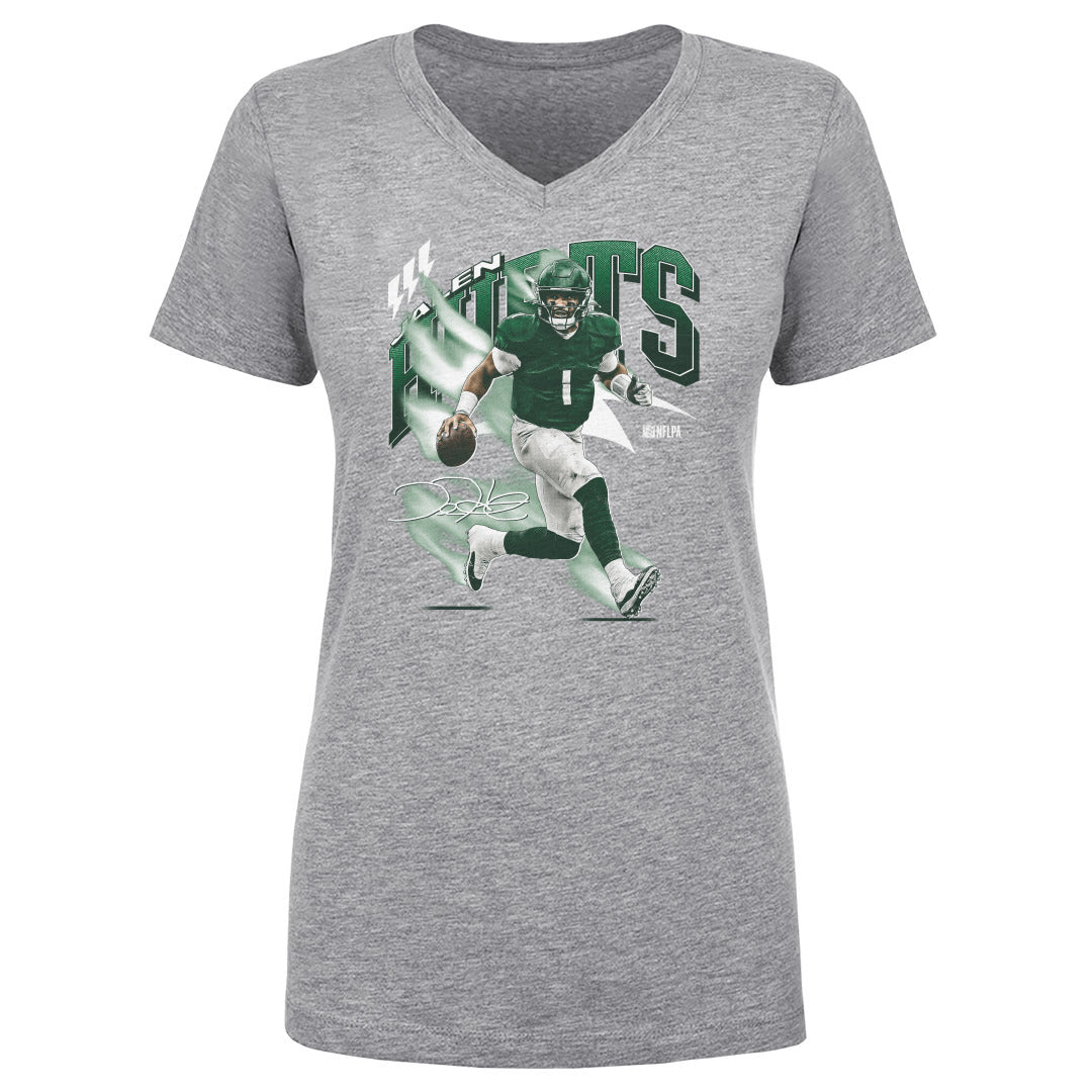 Jalen Hurts Women's V-Neck T-Shirt | 500 LEVEL