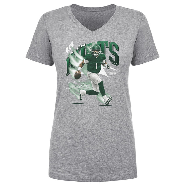 Jalen Hurts Women's V-Neck T-Shirt | 500 LEVEL