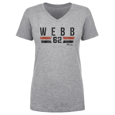Logan Webb Women's V-Neck T-Shirt | 500 LEVEL