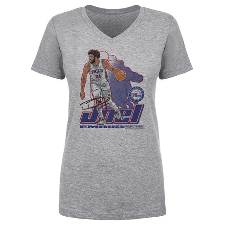 Joel Embiid Women's V-Neck T-Shirt | 500 LEVEL