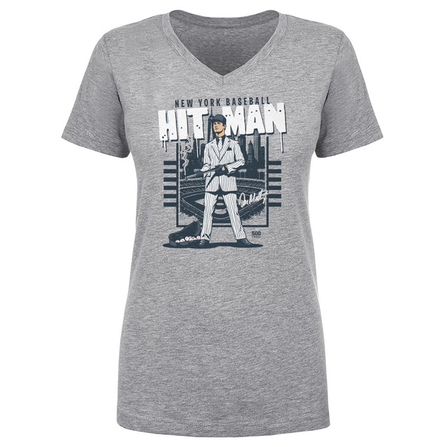 Don Mattingly Women's V-Neck T-Shirt | 500 LEVEL