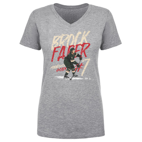 Brock Faber Women's V-Neck T-Shirt | 500 LEVEL