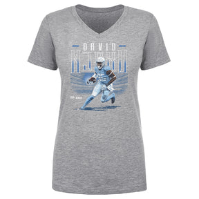 David Njoku Women's V-Neck T-Shirt | 500 LEVEL