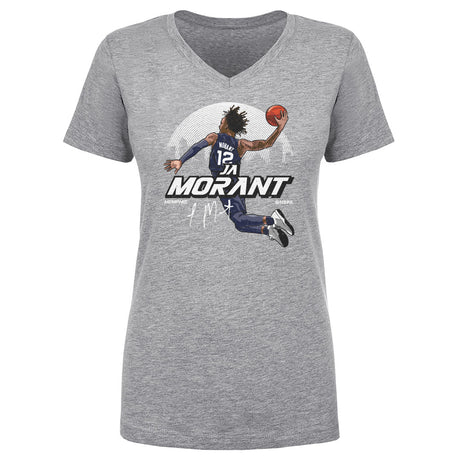 Ja Morant Women's V-Neck T-Shirt | 500 LEVEL