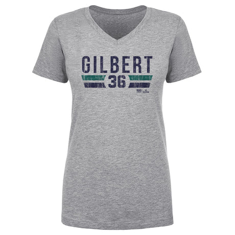 Logan Gilbert Women's V-Neck T-Shirt | 500 LEVEL