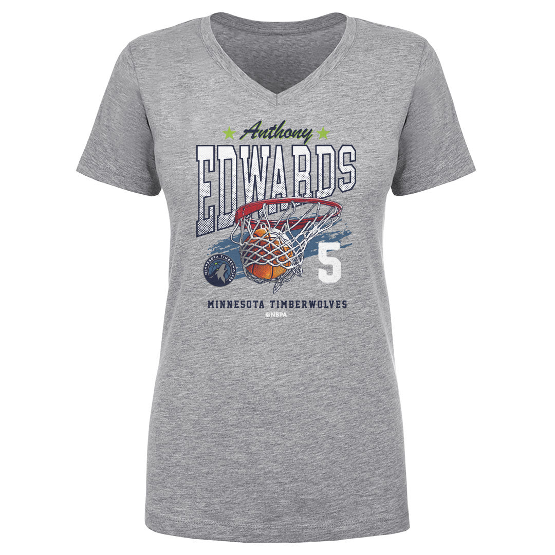 Anthony Edwards Women's V-Neck T-Shirt | 500 LEVEL