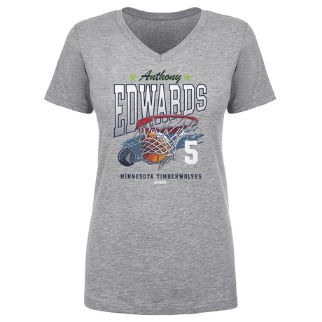 Anthony Edwards Women's V-Neck T-Shirt | 500 LEVEL