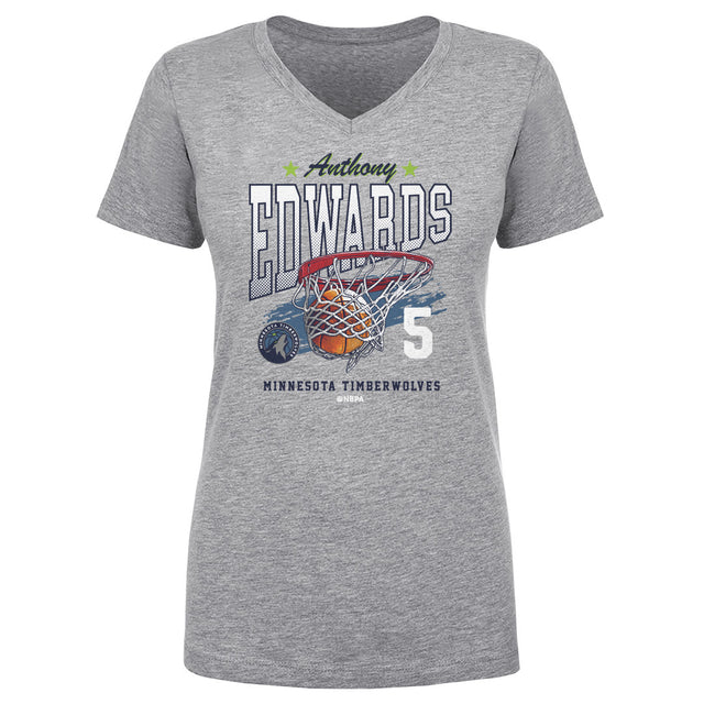 Anthony Edwards Women's V-Neck T-Shirt | 500 LEVEL