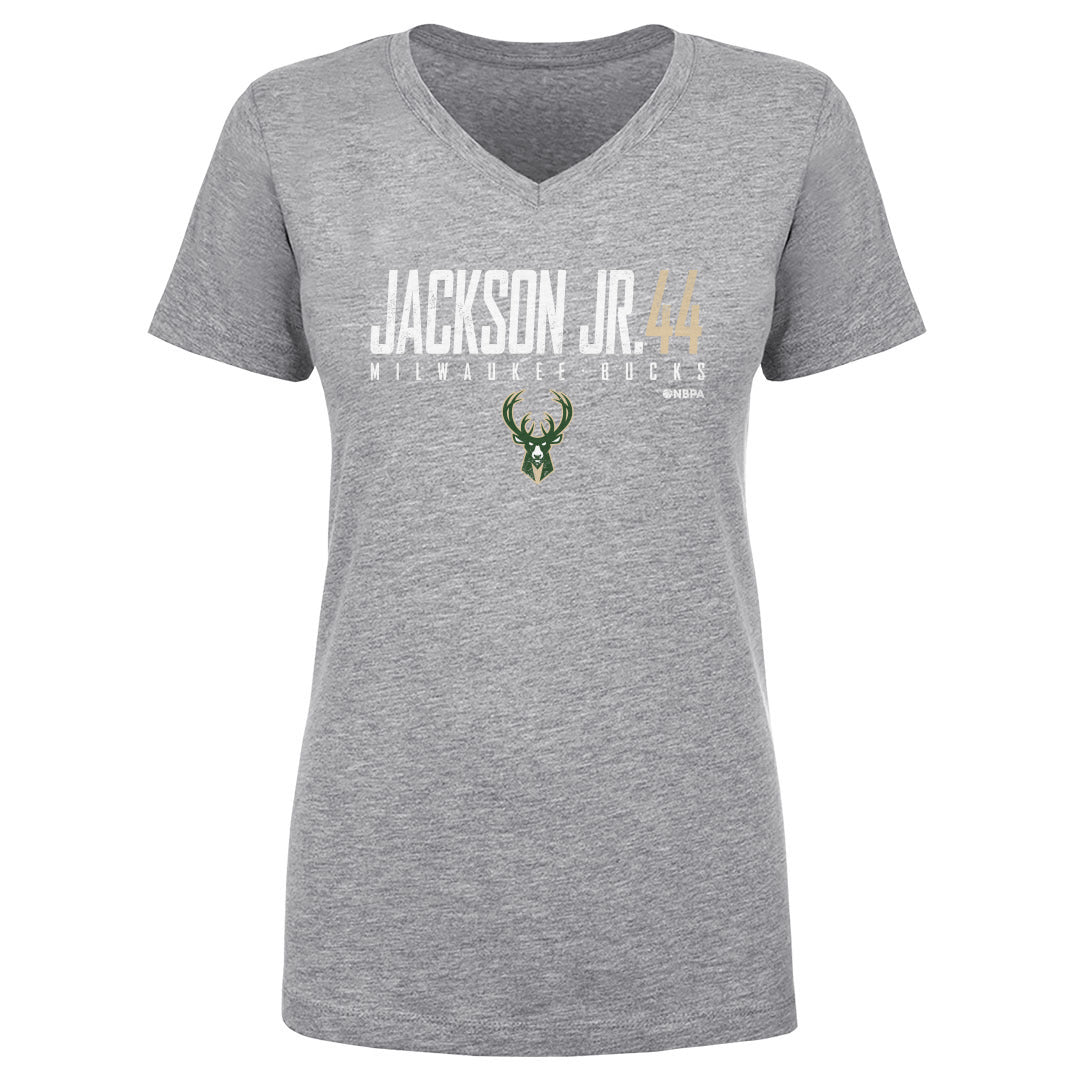 Andre Jackson Jr. Women&#39;s V-Neck T-Shirt | 500 LEVEL