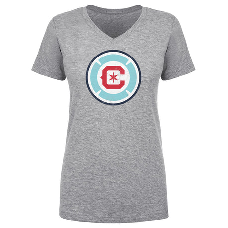 Chicago Fire FC Women's V-Neck T-Shirt | 500 LEVEL
