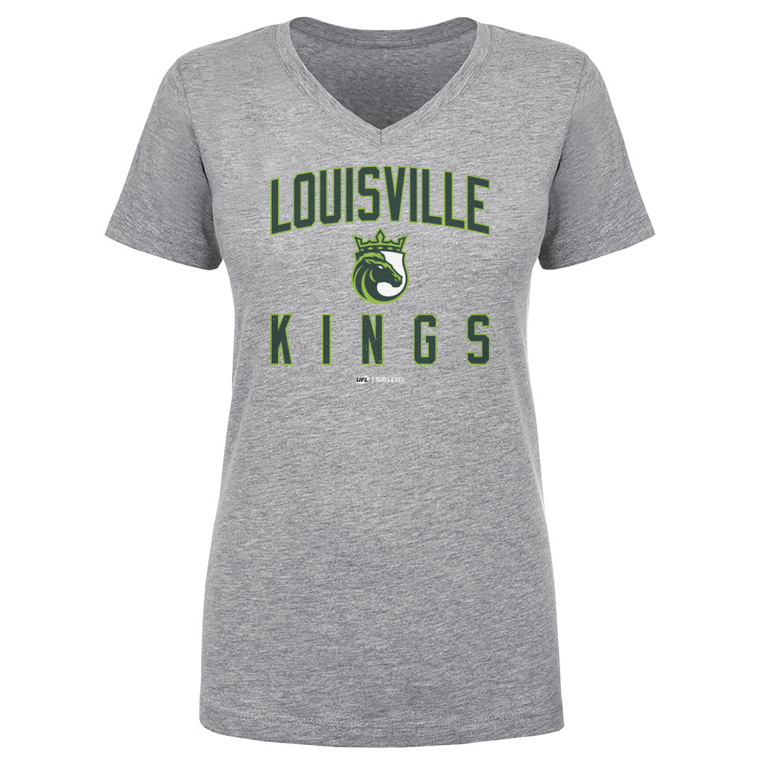 Louisville Kings Women's V-Neck T-Shirt | 500 LEVEL