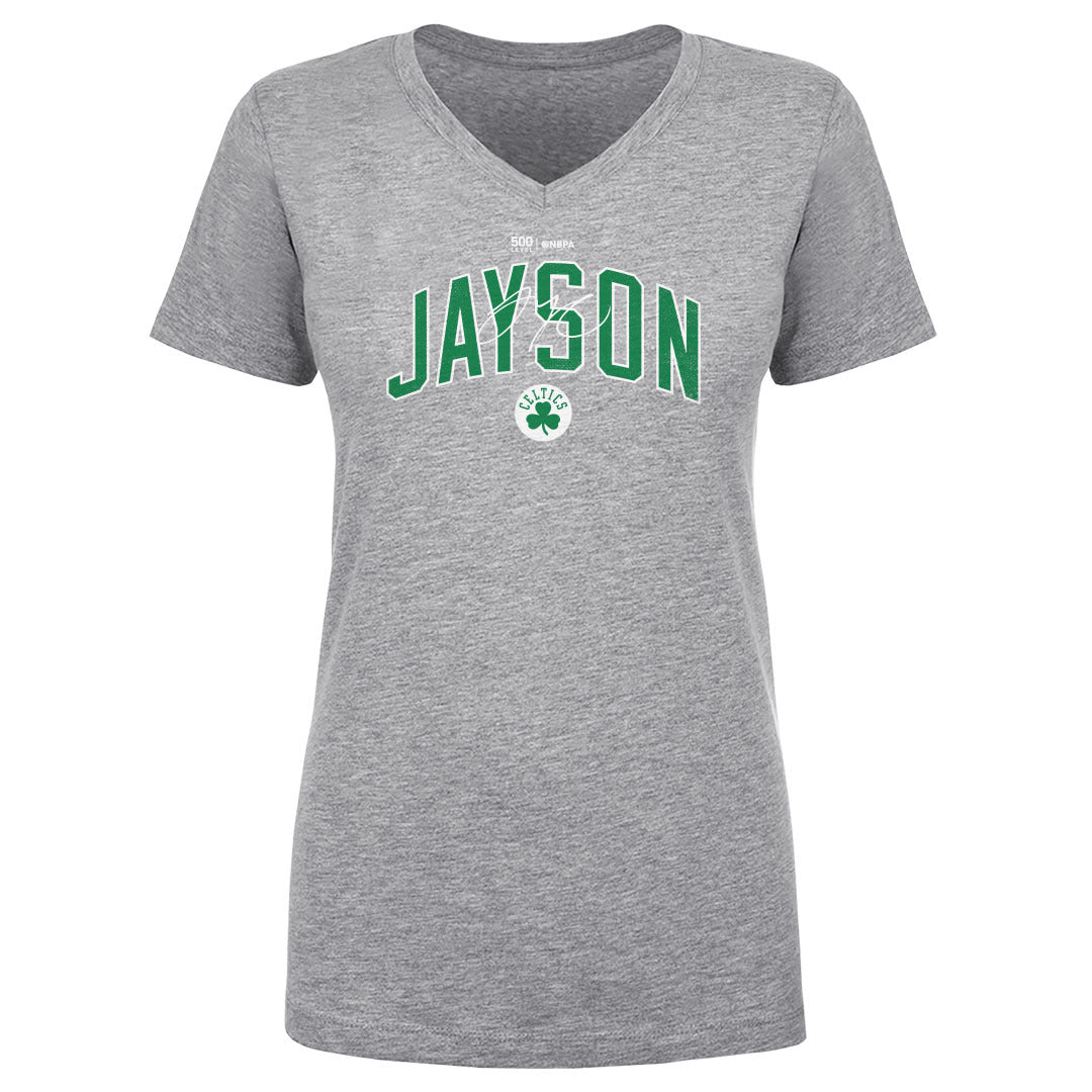 Jayson Tatum Women's V-Neck T-Shirt | 500 LEVEL