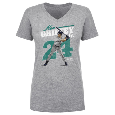 Ken Griffey Jr. Women's V-Neck T-Shirt | 500 LEVEL