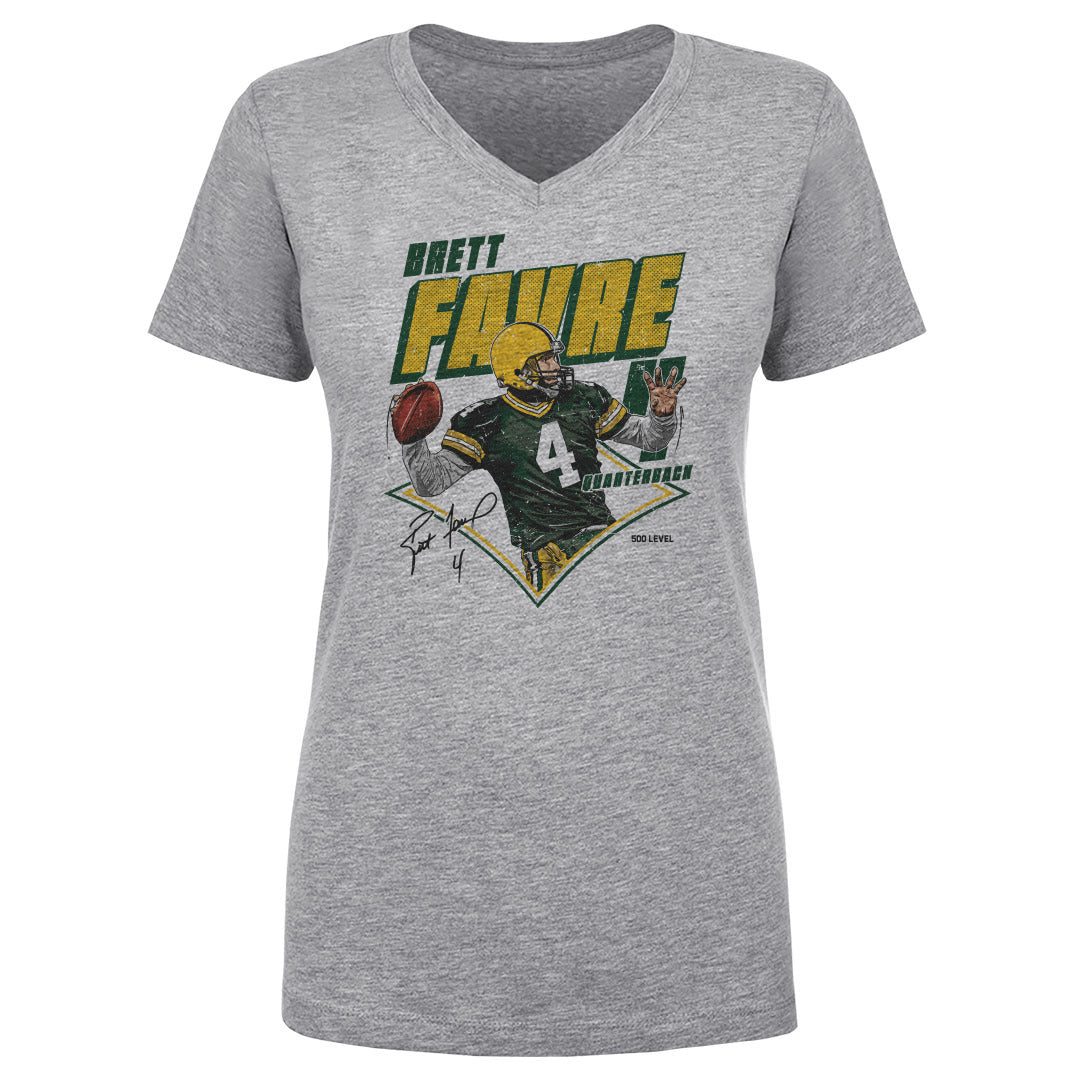 Brett Favre Women's V-Neck T-Shirt | 500 LEVEL
