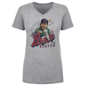 Wade Boggs Women's V-Neck T-Shirt | 500 LEVEL