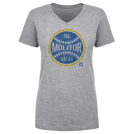 Paul Molitor Women's V-Neck T-Shirt | 500 LEVEL