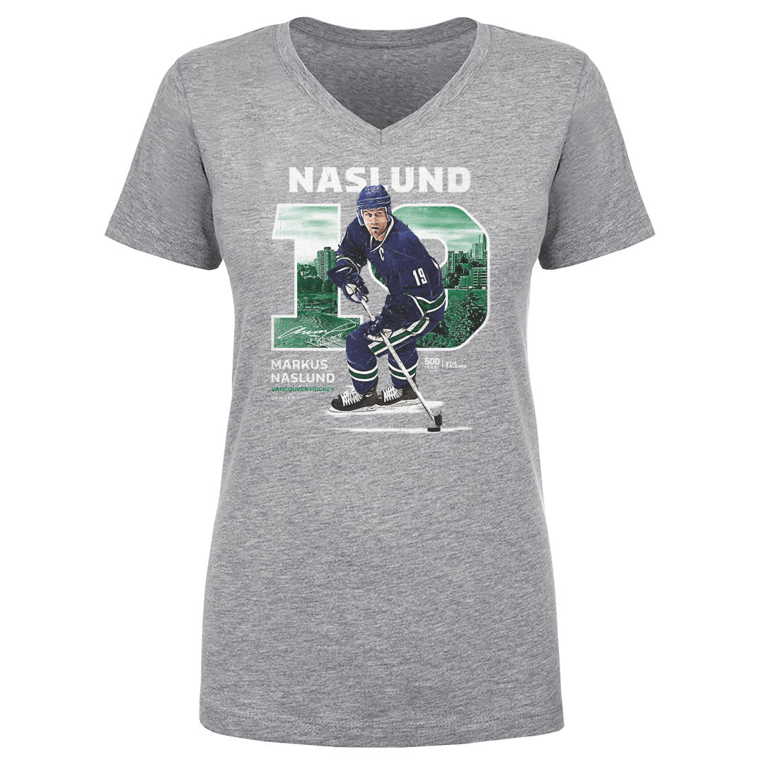 Markus Naslund Women's V-Neck T-Shirt | 500 LEVEL