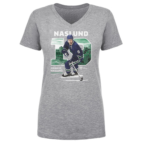 Markus Naslund Women's V-Neck T-Shirt | 500 LEVEL
