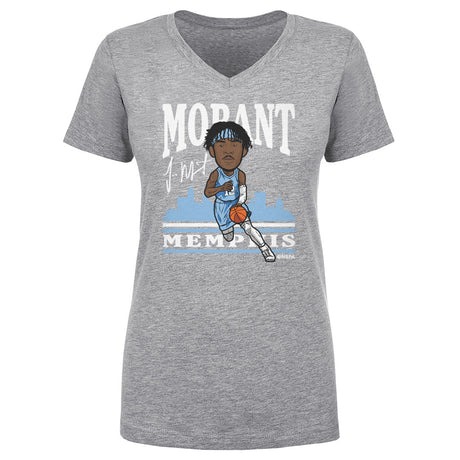 Ja Morant Women's V-Neck T-Shirt | 500 LEVEL