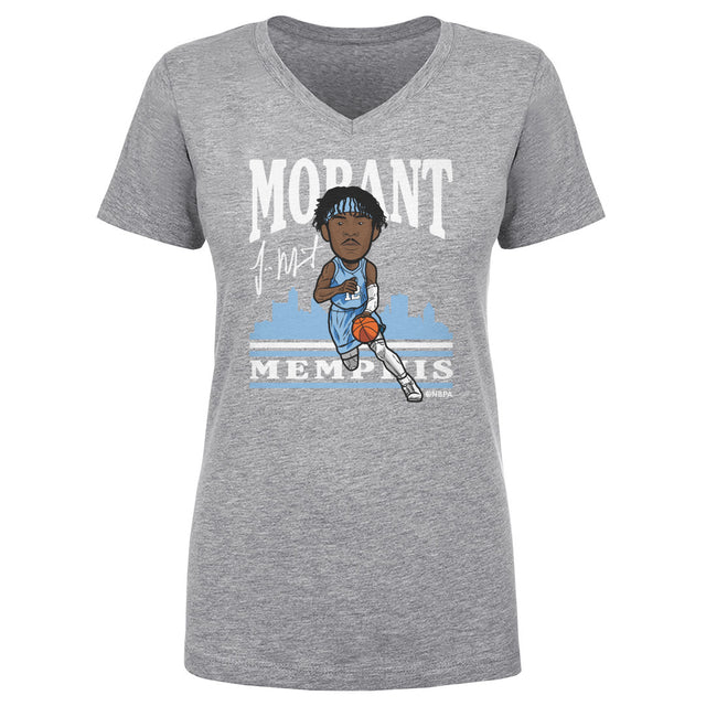 Ja Morant Women's V-Neck T-Shirt | 500 LEVEL