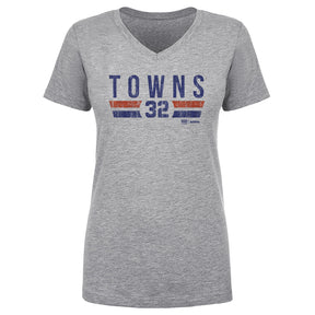 Karl-Anthony Towns Women's V-Neck T-Shirt | 500 LEVEL