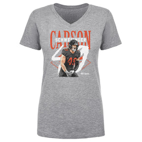 Carson Schwesinger Women's V-Neck T-Shirt | 500 LEVEL