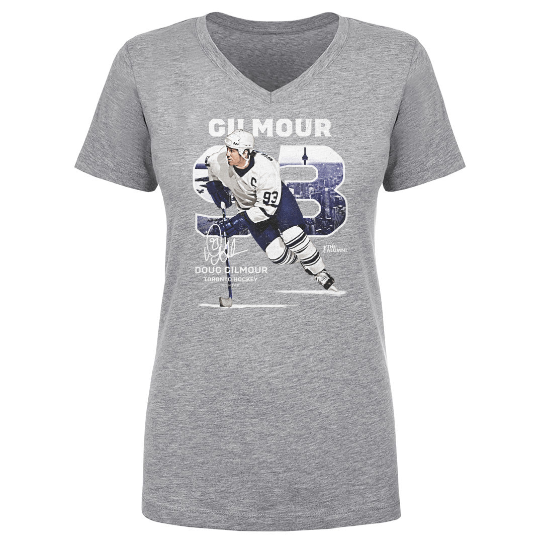 Doug Gilmour Women's V-Neck T-Shirt | 500 LEVEL