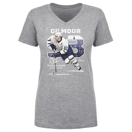 Doug Gilmour Women's V-Neck T-Shirt | 500 LEVEL