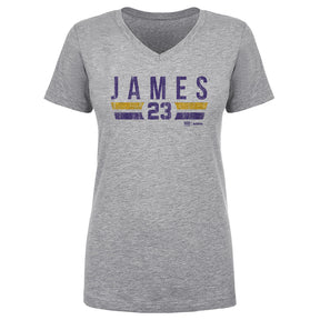 LeBron James Women's V-Neck T-Shirt | 500 LEVEL