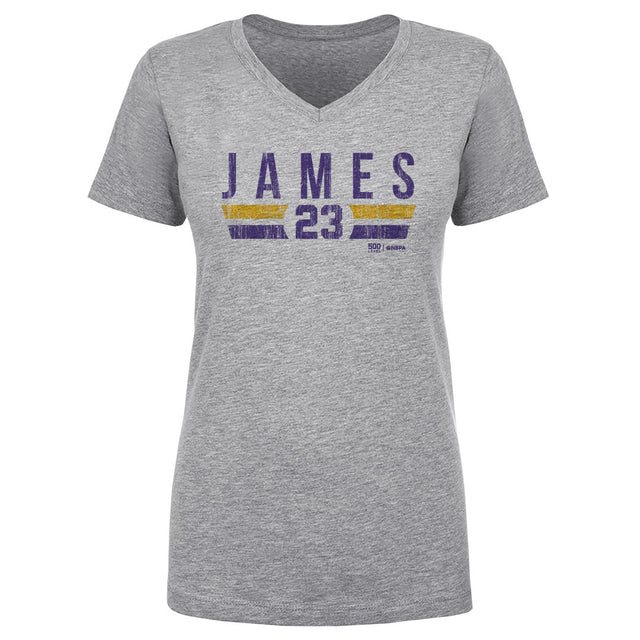 LeBron James Women's V-Neck T-Shirt | 500 LEVEL