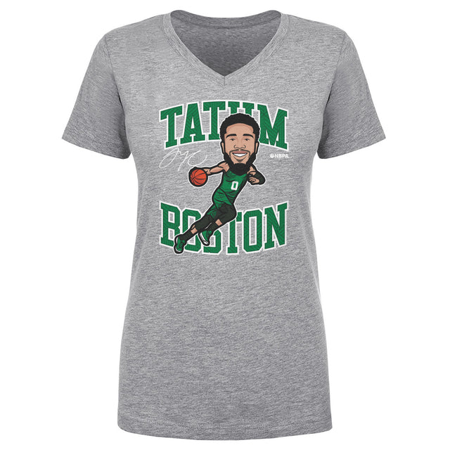 Jayson Tatum Women's V-Neck T-Shirt | 500 LEVEL