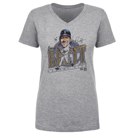 George Brett Women's V-Neck T-Shirt | 500 LEVEL