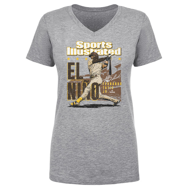 Fernando Tatis Jr. Women's V-Neck T-Shirt | 500 LEVEL