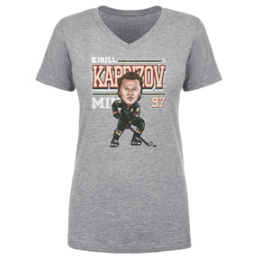 Kirill Kaprizov Women's V-Neck T-Shirt | 500 LEVEL