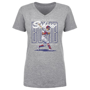 Kyle Schwarber Women's V-Neck T-Shirt | 500 LEVEL