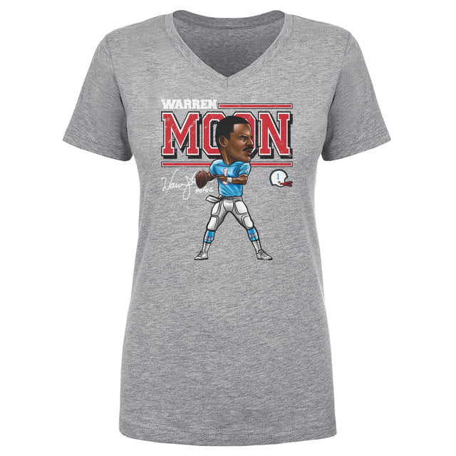 Warren Moon Women's V-Neck T-Shirt | 500 LEVEL