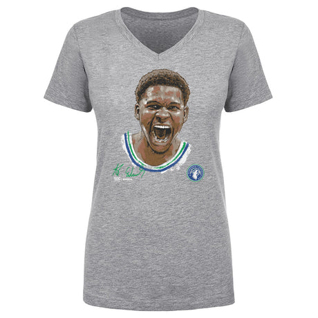 Anthony Edwards Women's V-Neck T-Shirt | 500 LEVEL