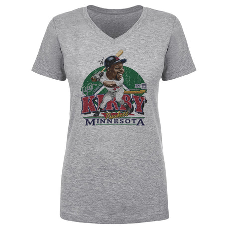 Kirby Puckett Women's V-Neck T-Shirt | 500 LEVEL