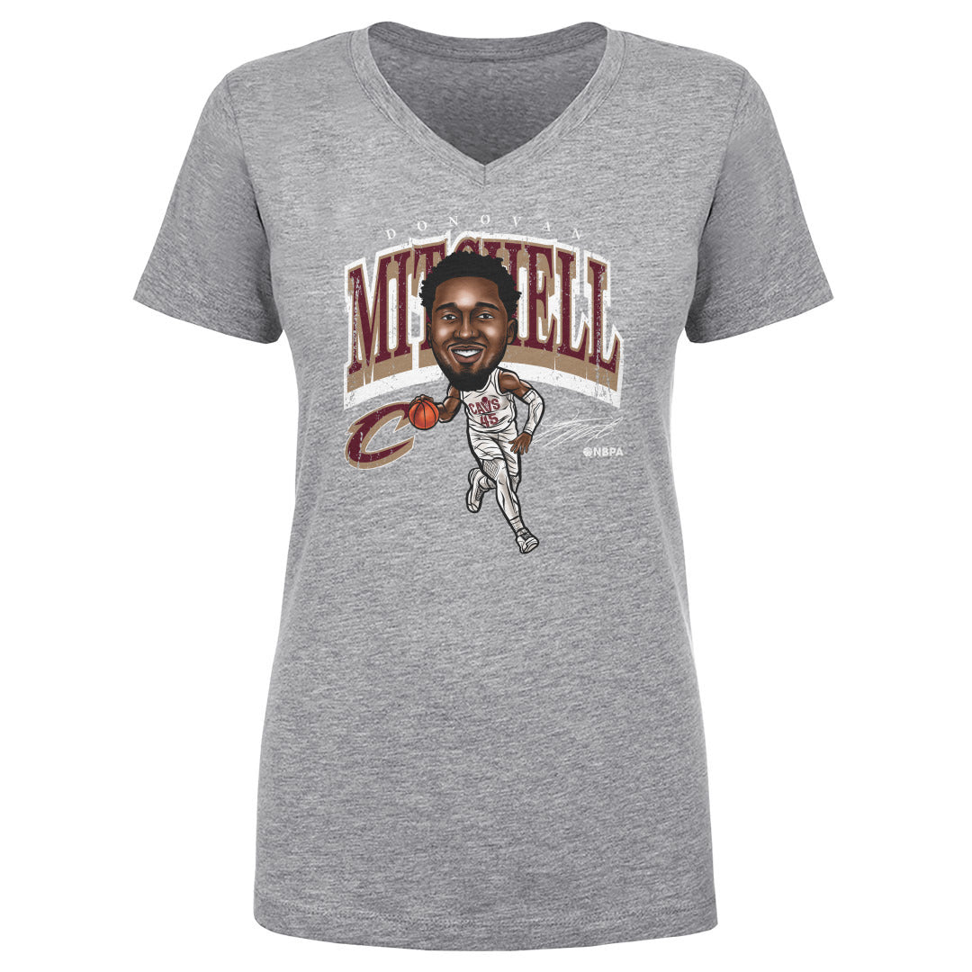 Donovan Mitchell Women's V-Neck T-Shirt | 500 LEVEL
