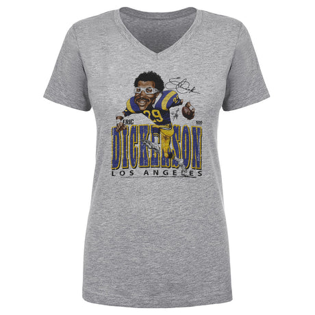 Eric Dickerson Women's V-Neck T-Shirt | 500 LEVEL