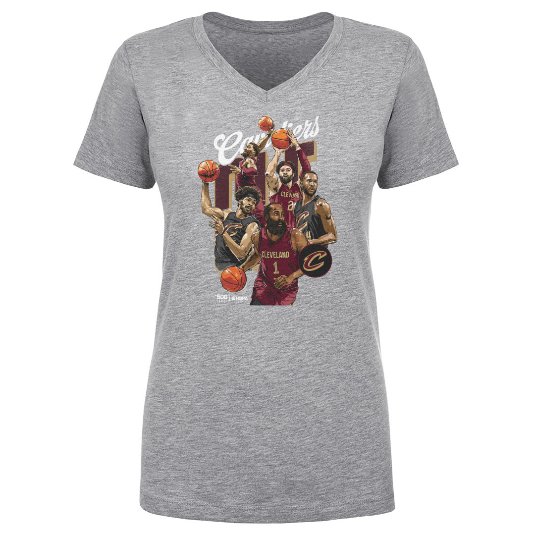 Cleveland Cavaliers Women's V-Neck T-Shirt | 500 LEVEL