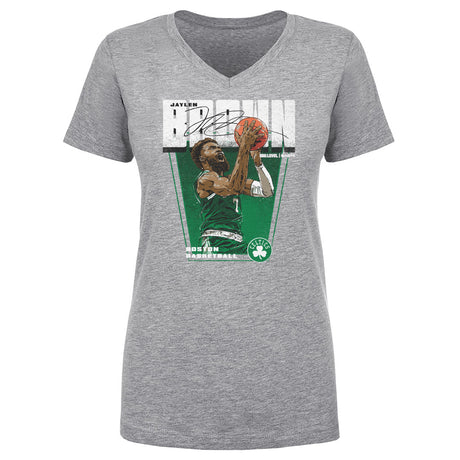 Jaylen Brown Women's V-Neck T-Shirt | 500 LEVEL