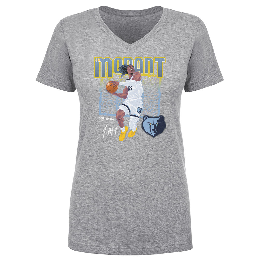 Ja Morant Women's V-Neck T-Shirt | 500 LEVEL