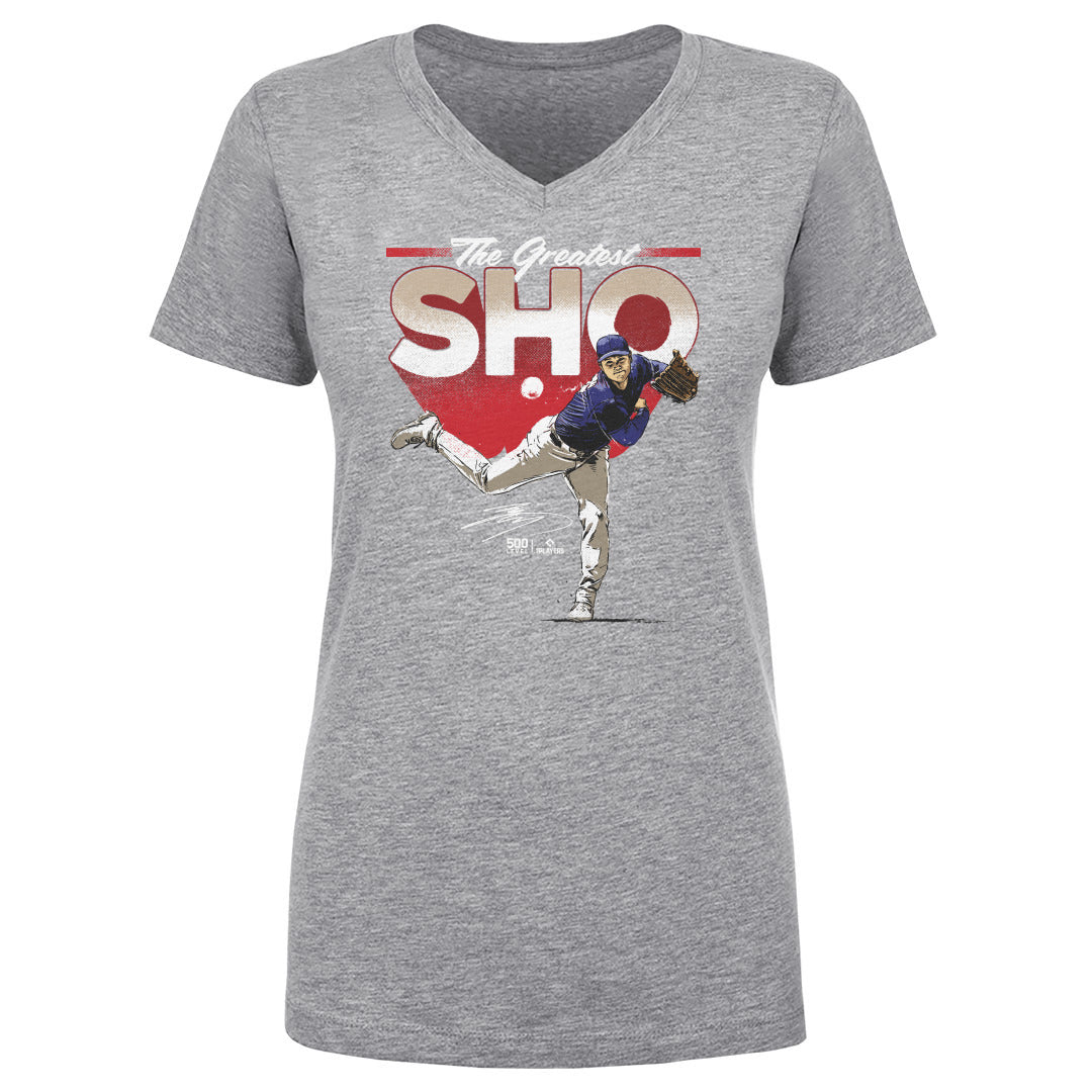 Shohei Ohtani Women's V-Neck T-Shirt | 500 LEVEL