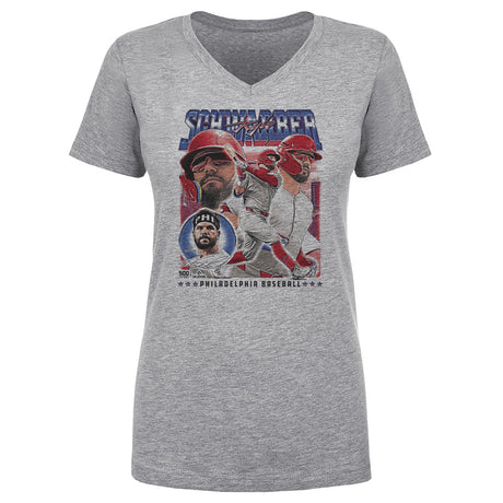 Kyle Schwarber Women's V-Neck T-Shirt | 500 LEVEL