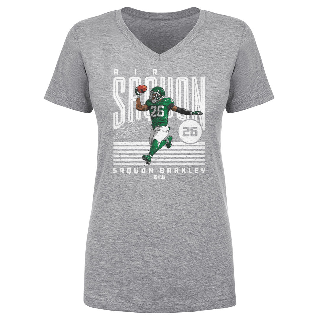 Saquon Barkley Women's V-Neck T-Shirt | 500 LEVEL